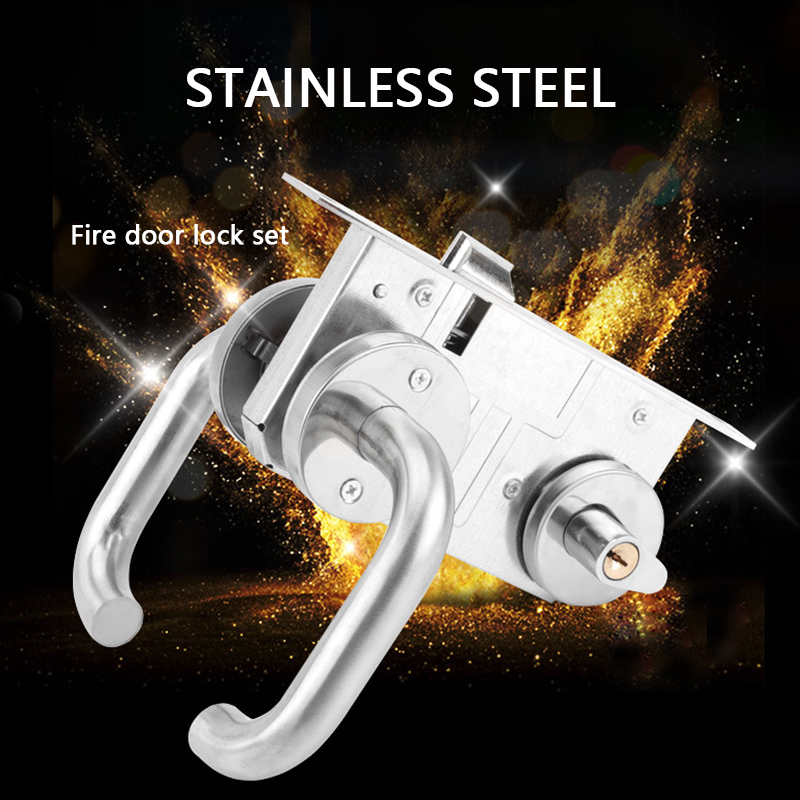 Modern Interior Furniture Hardware Door Lock Set Household Bedroom Door Lock Stainless Steel Split Lock and Tube Well Lock