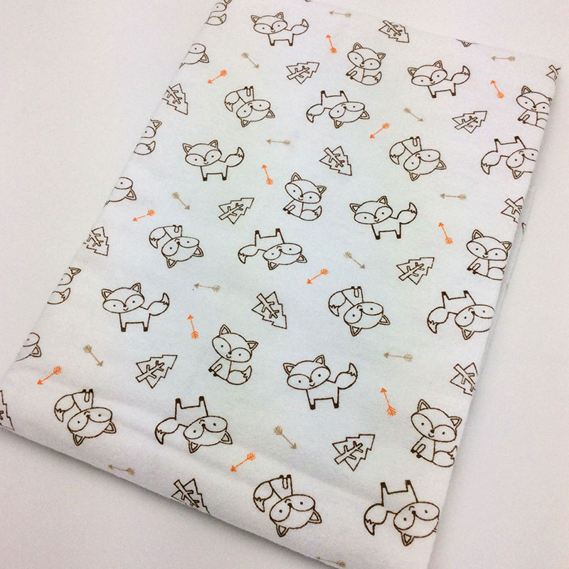 Sábanas de franela de algodón con estampado de dibujos animados para cama de bebé, juego de cama para bebé, sábanas de cuna para niños y niñas 100x76 cm: A5