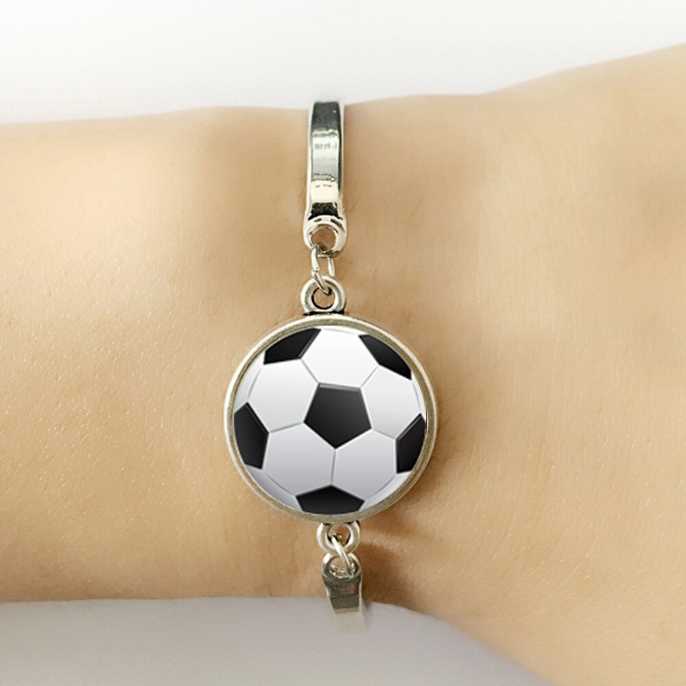 Voetbal armband Sieraden Voetbal zilveren armband voor Voetbal Player