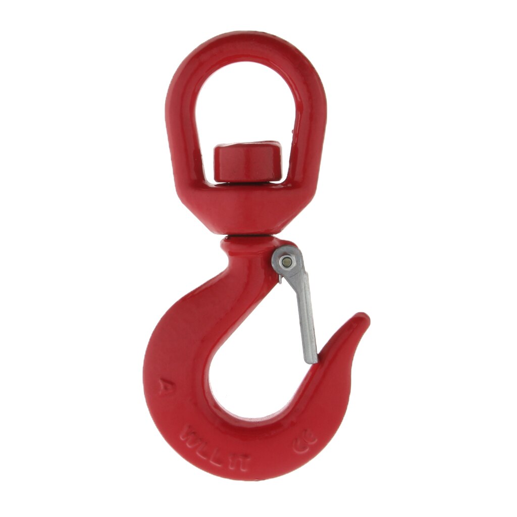 1 Ton Legering Staal Oog Haak Om Swivel Met Veiligheid Catch Hijshaak