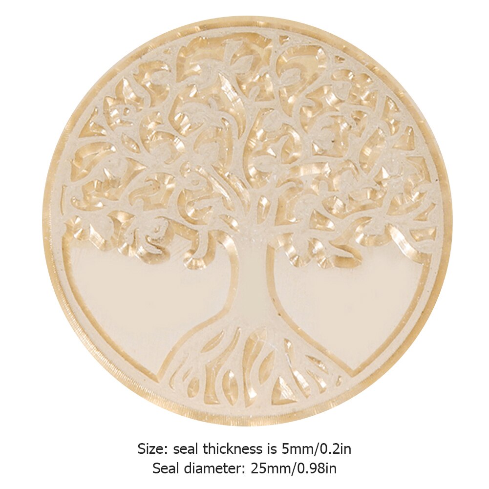 Replace Copper Head Hobby Tools Sets Wax Seal Antique Sealing Wax Stamp Wood Handle DIY Envelope Wedding Invitations: C