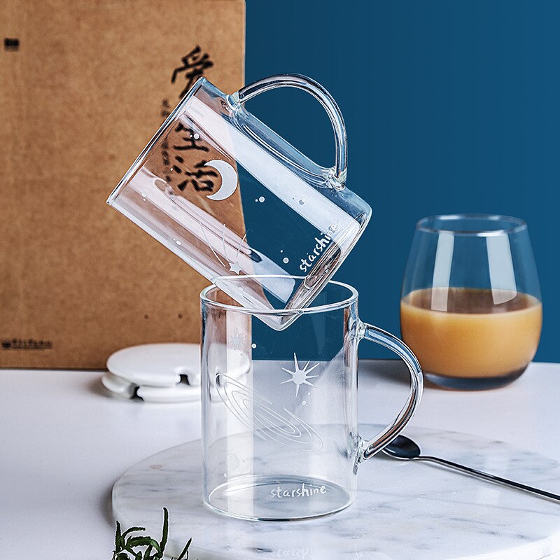 Til kæreste veninde lysende glas kop med kasket ske fest favor jubilæum valentinsdag