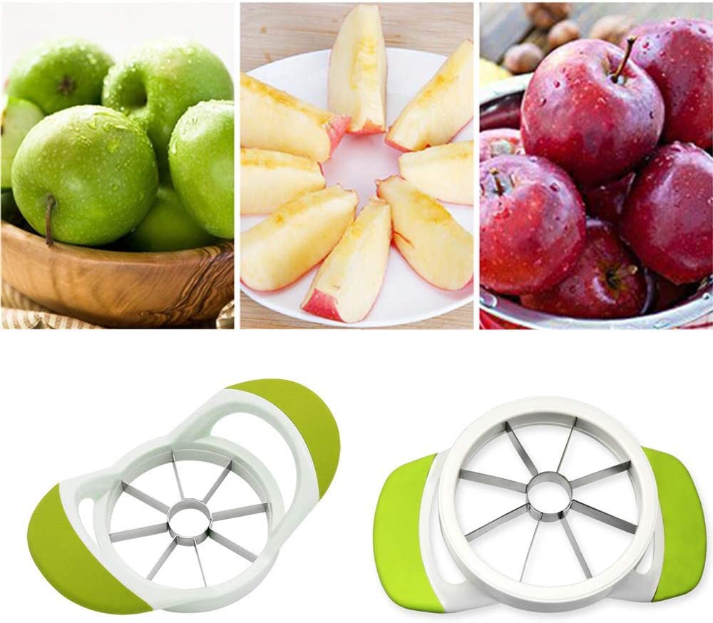 Trancheuse à 8 lames en acier inoxydable pour fruits, trancheur de pommes et poires, séparateur de fruits, Gadget de cuisine