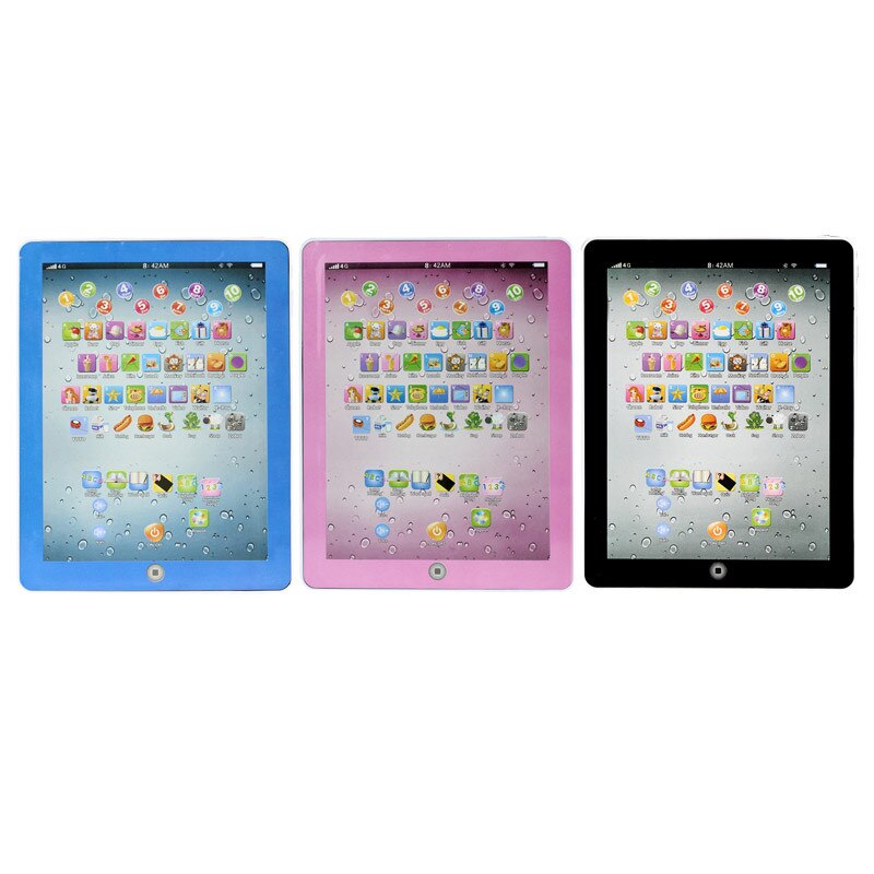 Kind touch type computer tablet engels leermachine speelgoed engels ipad vroege educatie machine speelgoed voor kind