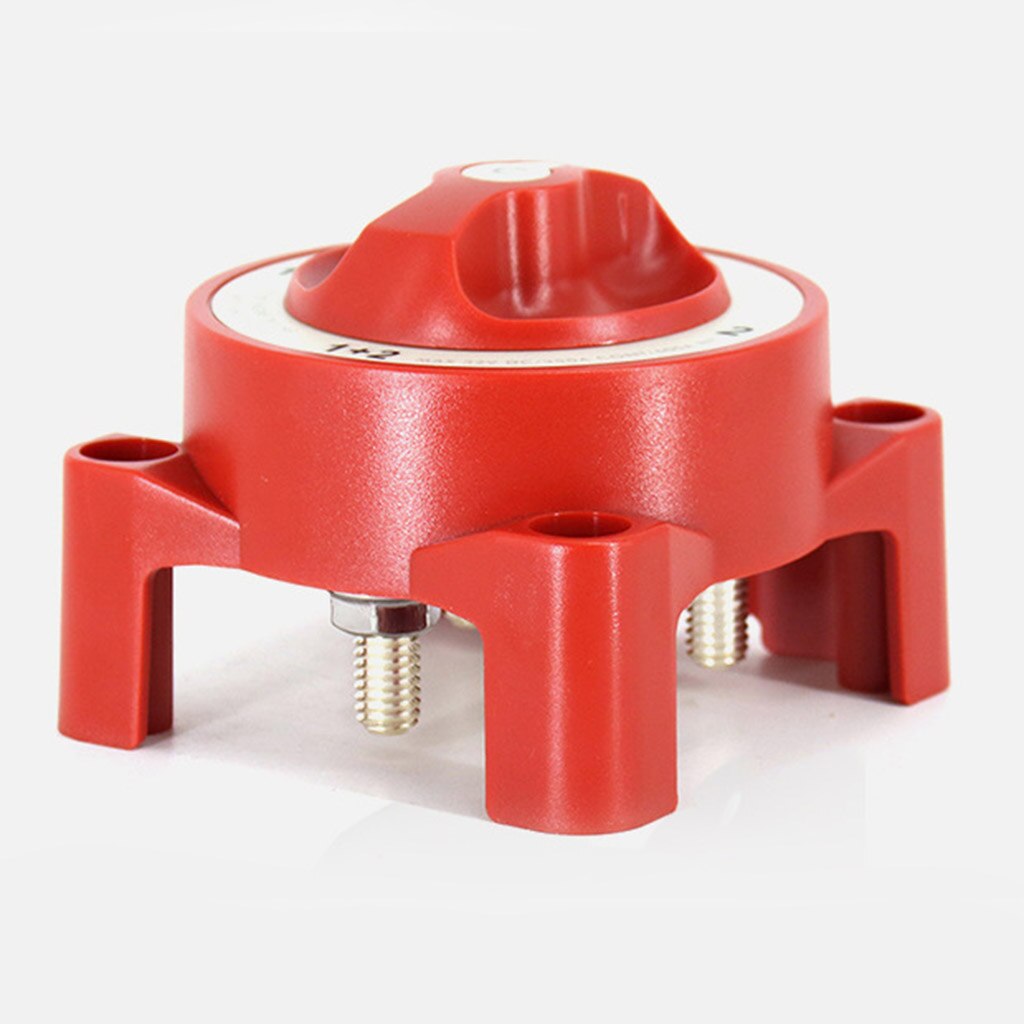 Neue Stil Vier Getriebe Dual Batterie Schalter Selector Sicherheit Geschlossen Off Trennen Rot