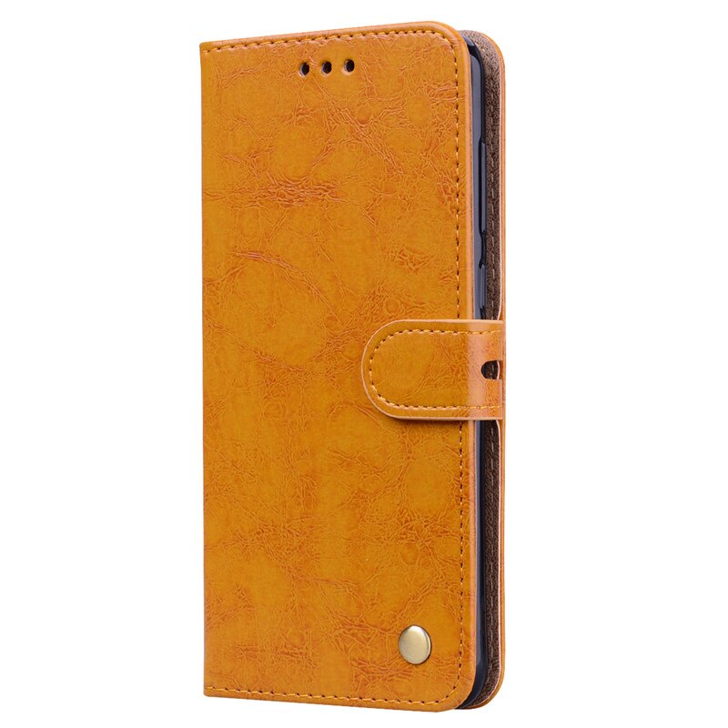 Flip Case for Samsung Galaxy M31 M 31 SM-M315F Case Wallet Leather Bag Soft TPU Cover For Samsung M31 M 31 Back Cover: Orange