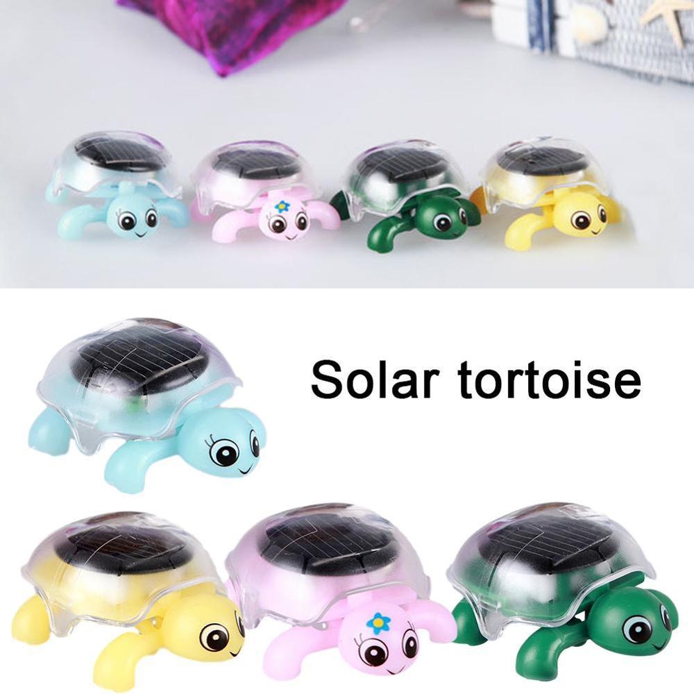 Novelty Fun Dier Speelgoed Solar Mini Creeper Schildpad Kinderen Vroege Onderwijs Speelgoed Voor Kinderen Solar Schildpad