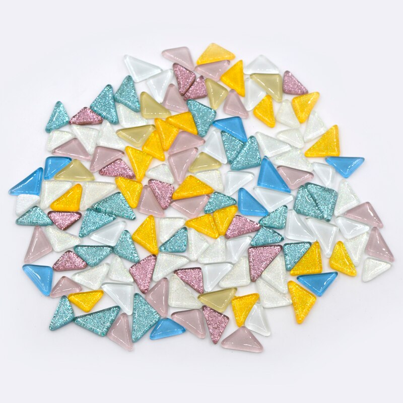 200pcs Shimmering Glass Mosaic Tiles 1*1*0.4cm Squ... – Grandado