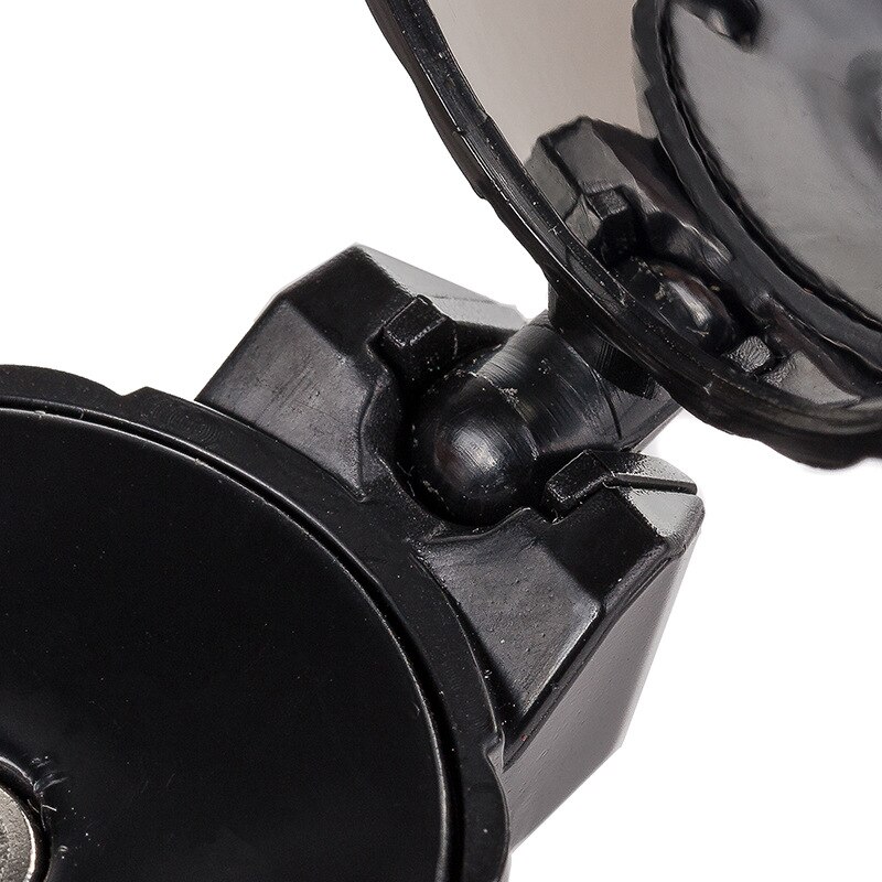 Fiets Achteruitkijkspiegels 360 ° Verstelbare Fiets Stuur Spiegel Blast-Slip Glas Lens Veilige Fiets Spiegel Met Waarschuwingslampje