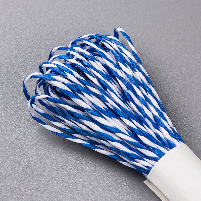 1 bundle 10 meters Natural Lafite Straw Rope String 2mm Rustic Wrap Packaging Line Wedding Decoration: 8