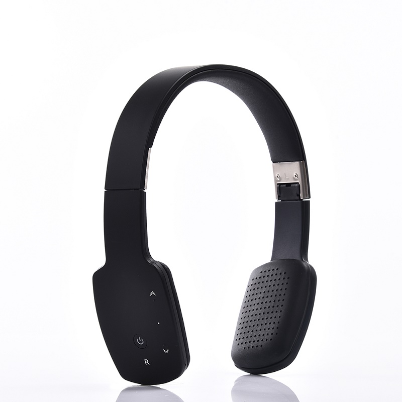 Bluetooth Wireless Headphone Foldable Headset Sports Stereo Headphone Handsfree Bluetooth: black