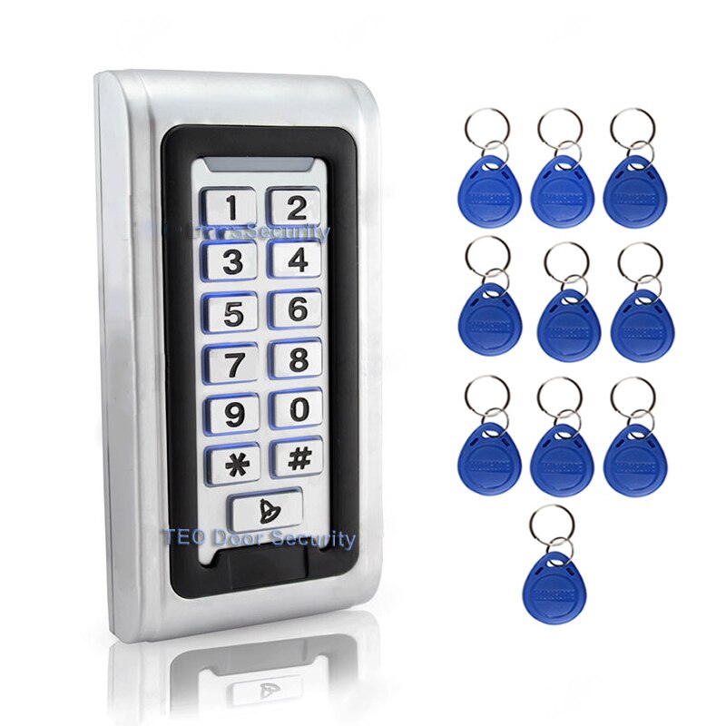 Entrance Guard System Access Controller Stainless Steel Strike Lock Access Control Small Size Switch Power Supply Gate Opener: Machine and tags