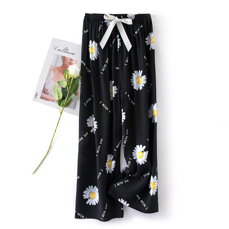Ladies Cute Rainbow Cotton Pants Women Pajama Pants Soft Thin Summer Sleeping Clothes Women Long Pants Pantalon Pijama Mujer: 13