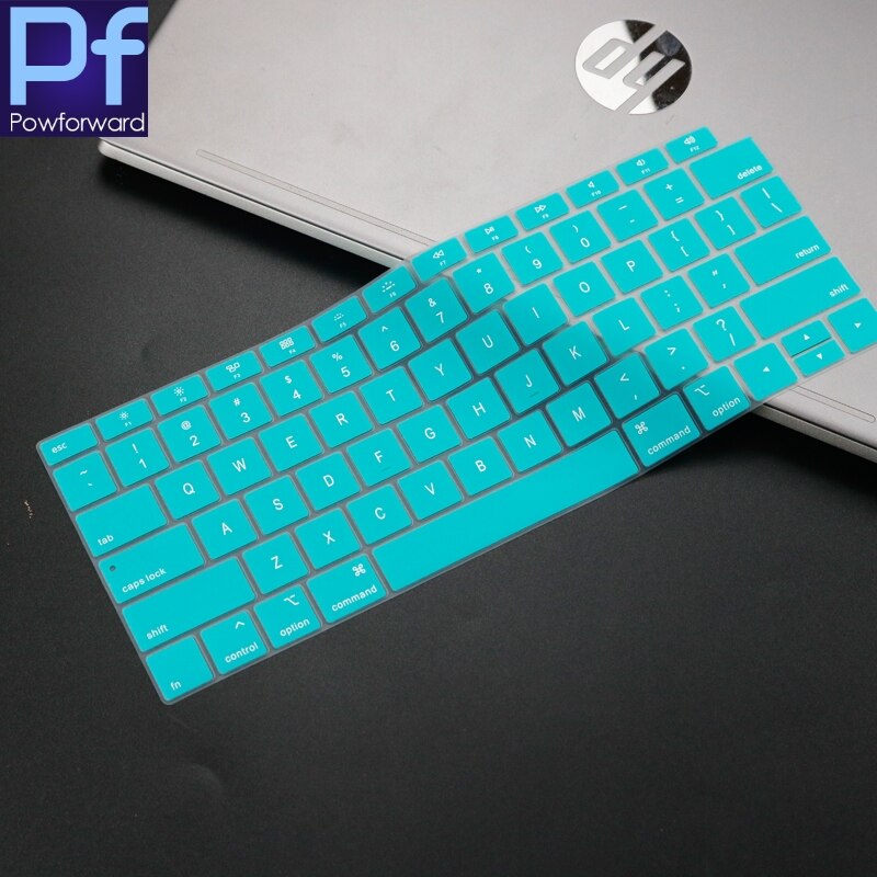 for Newest MacBook Air 13 A1932 Retina Display and Touch ID Silicone Keyboard Cover Soft-Touch Keyboard Skin A 1932