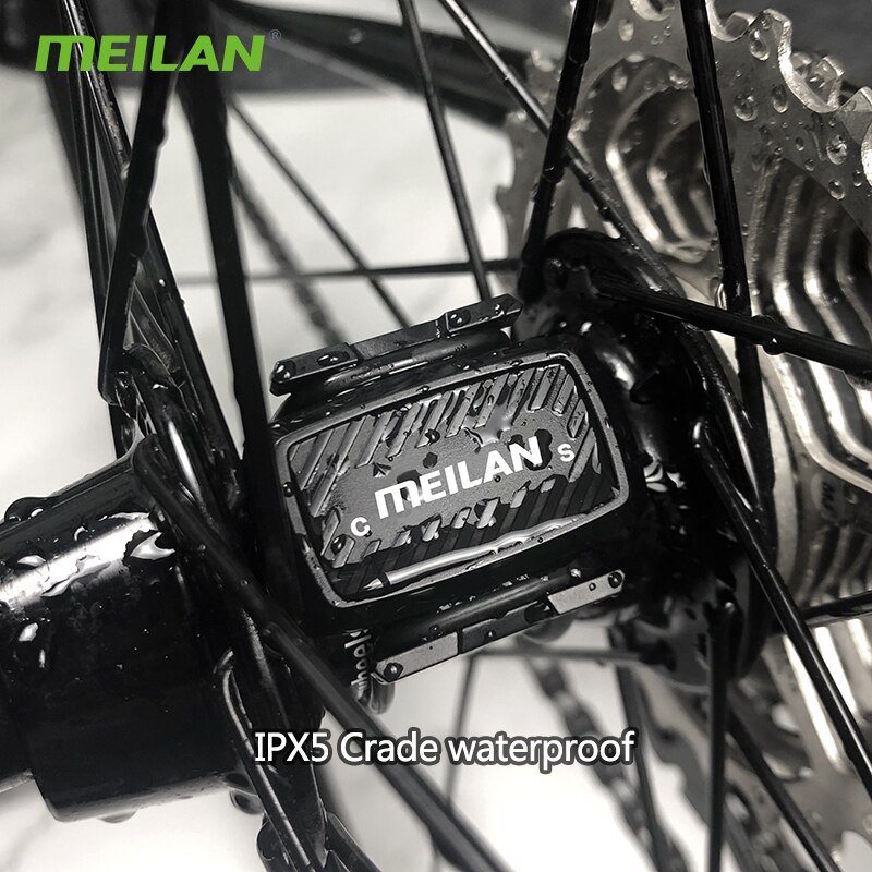 Bike Speed sensor Bluetooth 4.0 ANT+ Computer Speedometer Counter Cycling Cadence Sensor Fitness Meilan C1