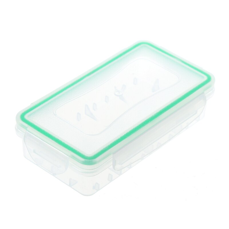 Draagbare Hard Plastic Transparante Case Houder Storage Box Voor 2X18650 Batterijen