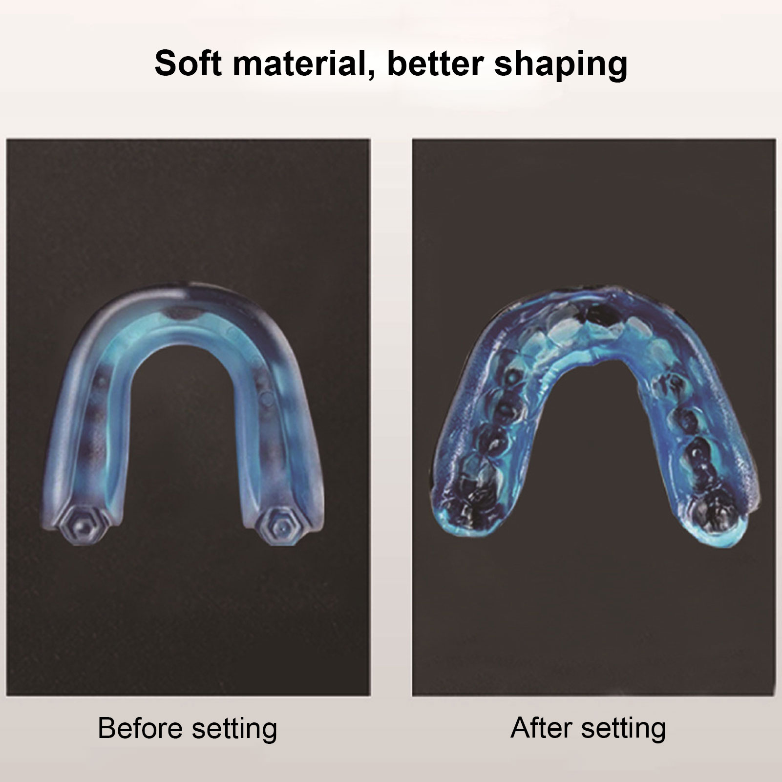 Sports Gel Mouth Guard EVA Single-sided Mouthguard Football Boxing Tooth Protector Braces Teeth Caps For Basketball Football