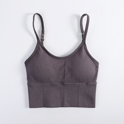 ladies camisole without steel ring beautiful back wrapped chest long bra base sports tube top: QW-3