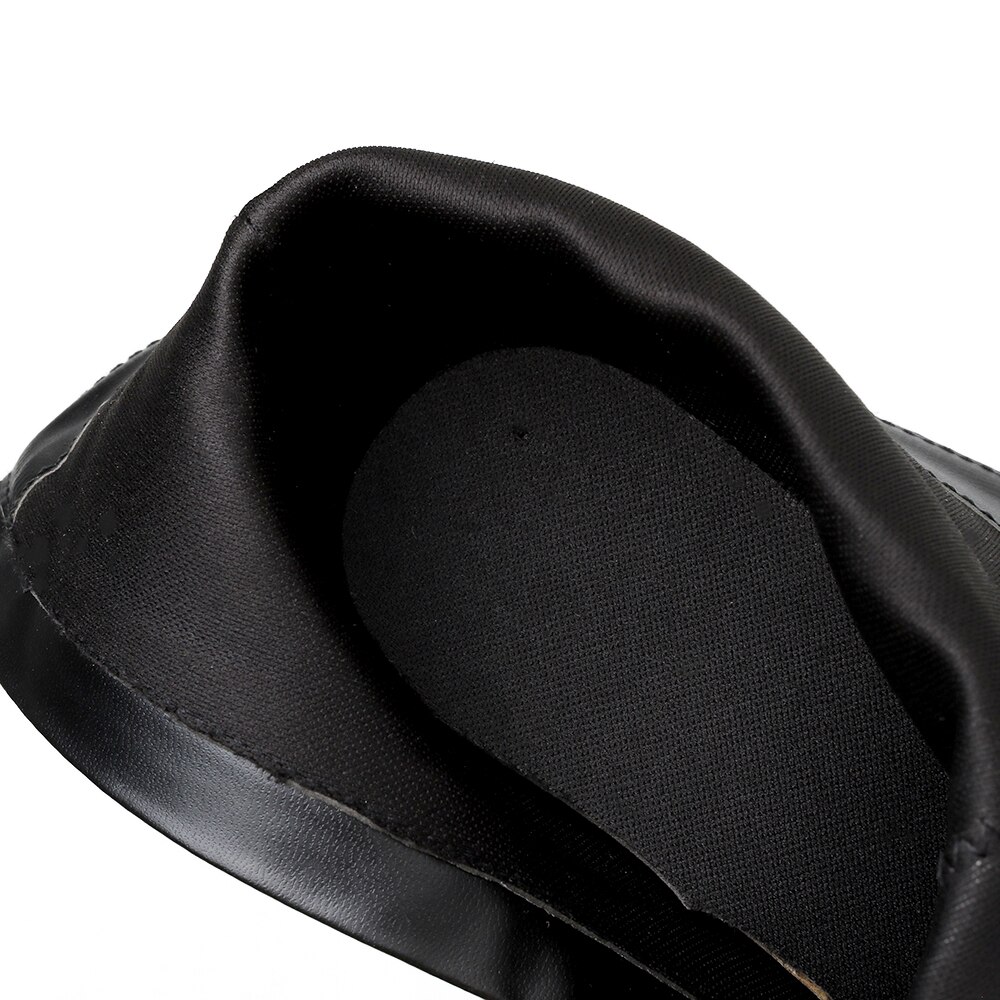 Niufuni nahkasaappaat naisten kengät korkokengät mustat nilkkurit teräväkärkiset lyhyt botas pu nahka paksukorkoiset naisten kengät