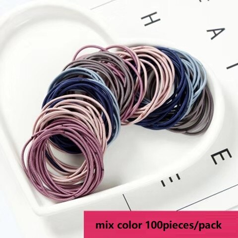 Meisjes elastiek koreaanse stijl schoonheid haar look vrouw kapsel accessoires: Multi