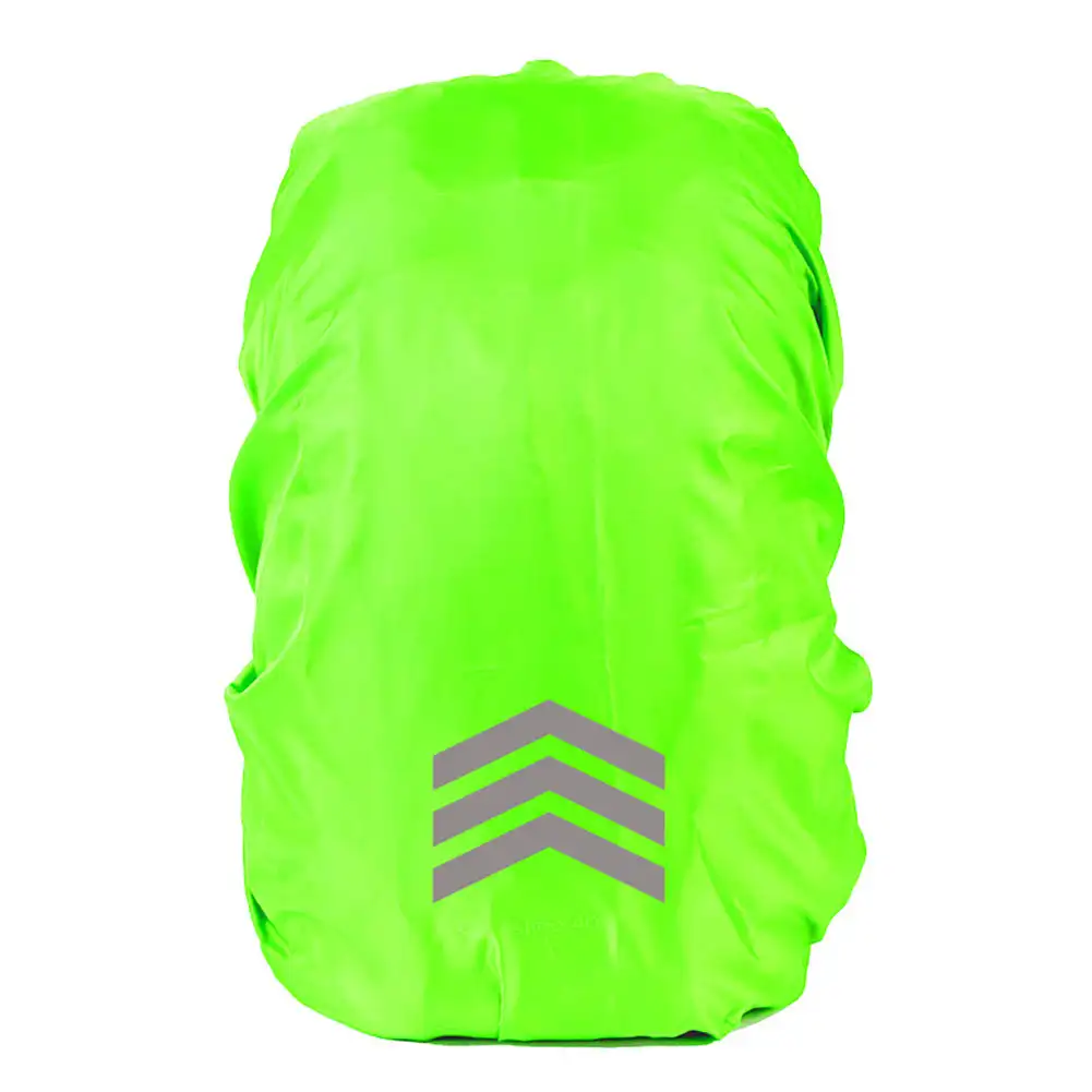 draussen Reflektierende Rucksack Regen Abdeckung Nacht Radfahren Wandern Sicherheit Klettern Tasche Abdeckung Wasserdichte Regen Abdeckung Für Rucksack 18-45L: Braun