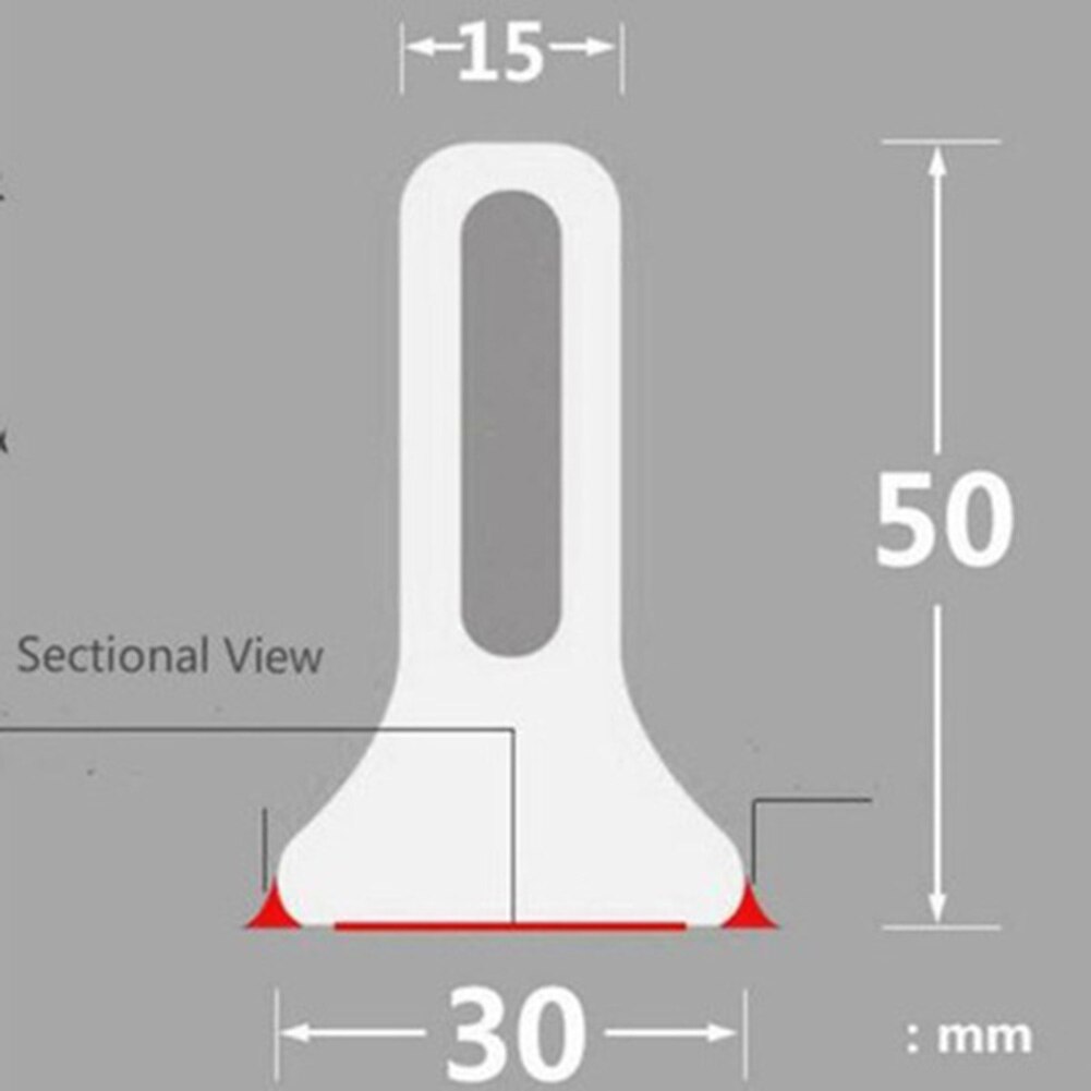 Silicone Water Barrier 0.8M/ 1M/ 1.5M For Bathroom White Water Separation Flood Barrier Water Blocker Bothroom Accessories