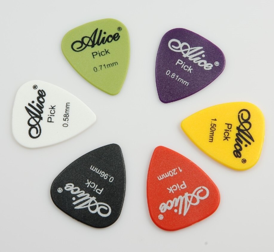 60pcs Alice Guitar Picks Multi Matte ABS Custom Guitarra Pics Plectrum Accessories Guitarist Musical Instrument Guitarpicks