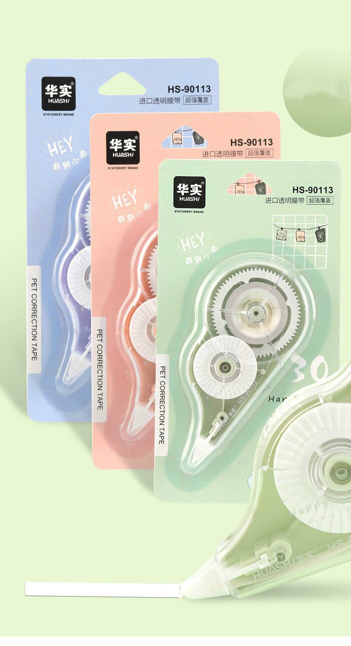 3 PC Simple and Fresh Correction Tape Correction Tape Correction Tape Student Correction Tape