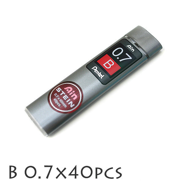 Pentel C277 Vulpotlood Refill Leads Potlood Kern Vervanging Ain Core Vervanging Stein 0.7 Mm Japan H, Hb, b, 2B: B 1tube