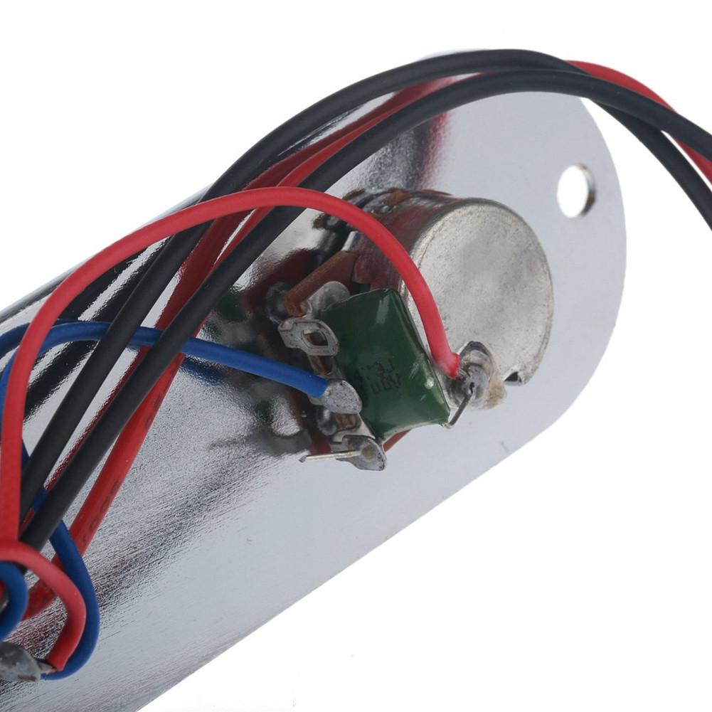 3 Way Wired Loaded Prewired Control Panel Plate Harness Switch Knobs On For Tele Telecaster Electric Guitar With/Without Socket
