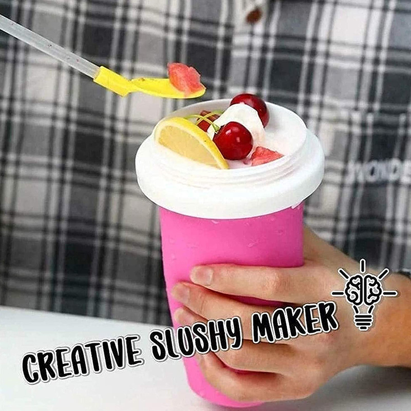 Machine à Slushie, tasse à smoothie rapide, tasse de refroidissement, tasse à double couche, machine à Slushy faite maison MAZI888