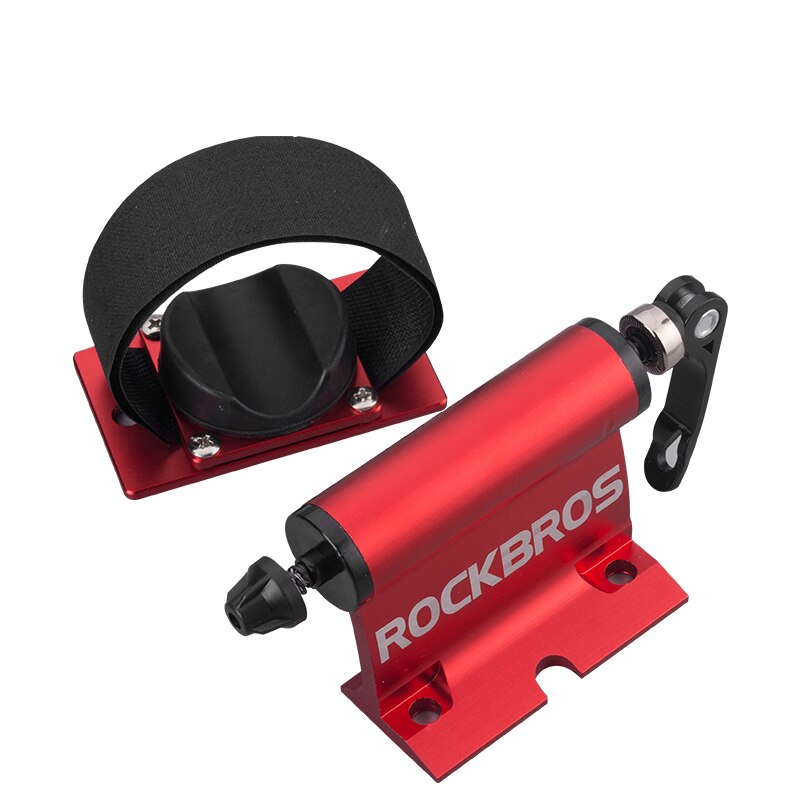 Rockbros tagmonteret cykelstativ til suv bil med bagagebærer mtb cykel cykel bil tagbærer gaffelmonteringsstativ universal: Rød