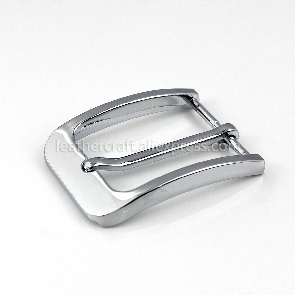 1Pcs Mannen Gesp 35Mm Metalen Pin Gesp Mode Jeans Tailleband Gespen Voor 33Mm-34Cm riem Diy Leather Craft Accessoires: Chrome