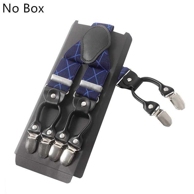 Tirantes de cuero con Clip ajustable para hombre, banda elástica ancha para pantalones, cinturón, arnés de servicio, 35mm: 23