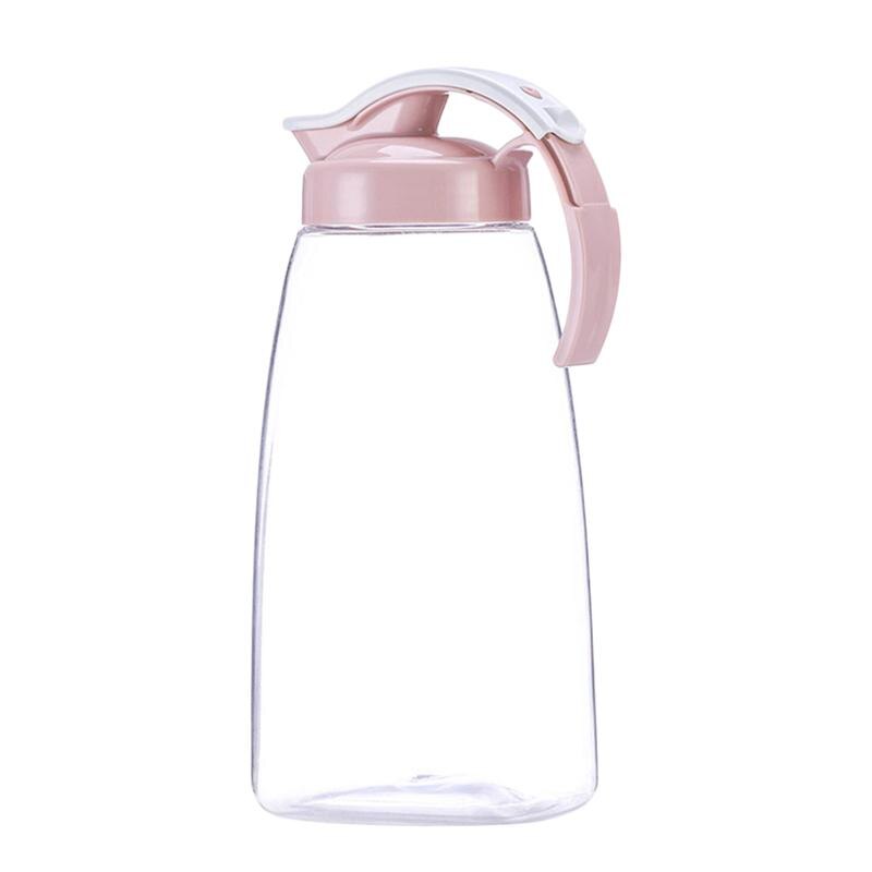 1PC Water Pitcher Durable Juice Jar Beverage Pot Kettle /Cold Water Jug Teapot for Picnic Home: Pink