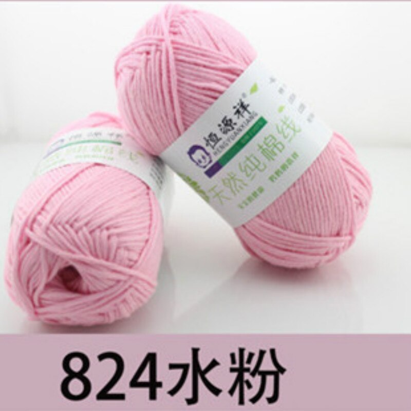 Glatte 100% Baumwolle Weiche Natürliche Doppel Strickwolle Garn Baby wolle garn: 9