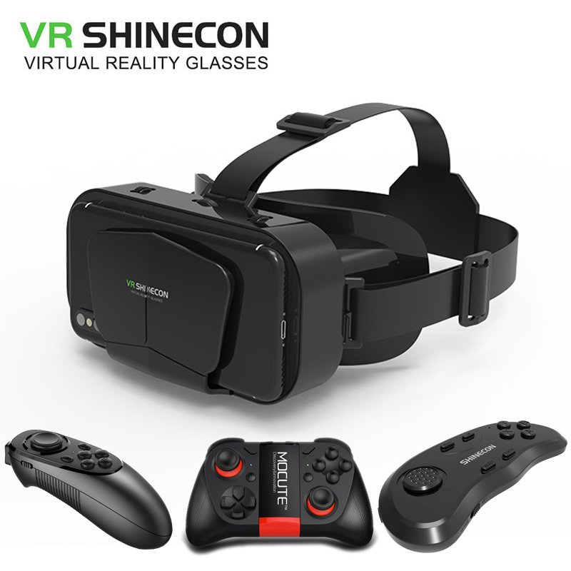 Original VR Shinecon SC-G10 Standard Edition Game Virtual Reality Light Glasses Helmets Optional Controller