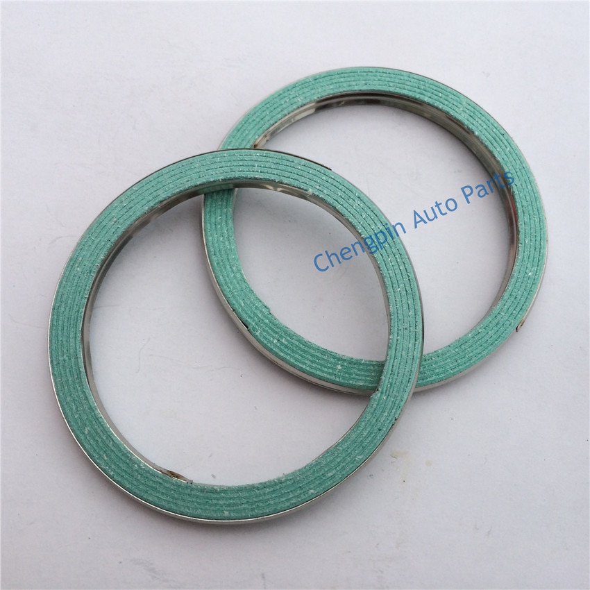 (2pcs/lot)EXHAUST PIPE FLANGE GASKET REAR OEM# 90917-06065 For COROLLA AVALON MR2 LEXUS ES300 CAMRY LAND CRUISER HIGHLANDER