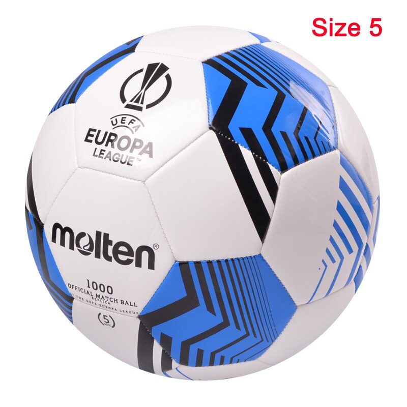 Molten Original Soccer Ball Size 3 Size 4 Size 5 PU/PVC/TPU League Match Training Fottball Balls futbol voetbal: F5U1000-12B Size 5