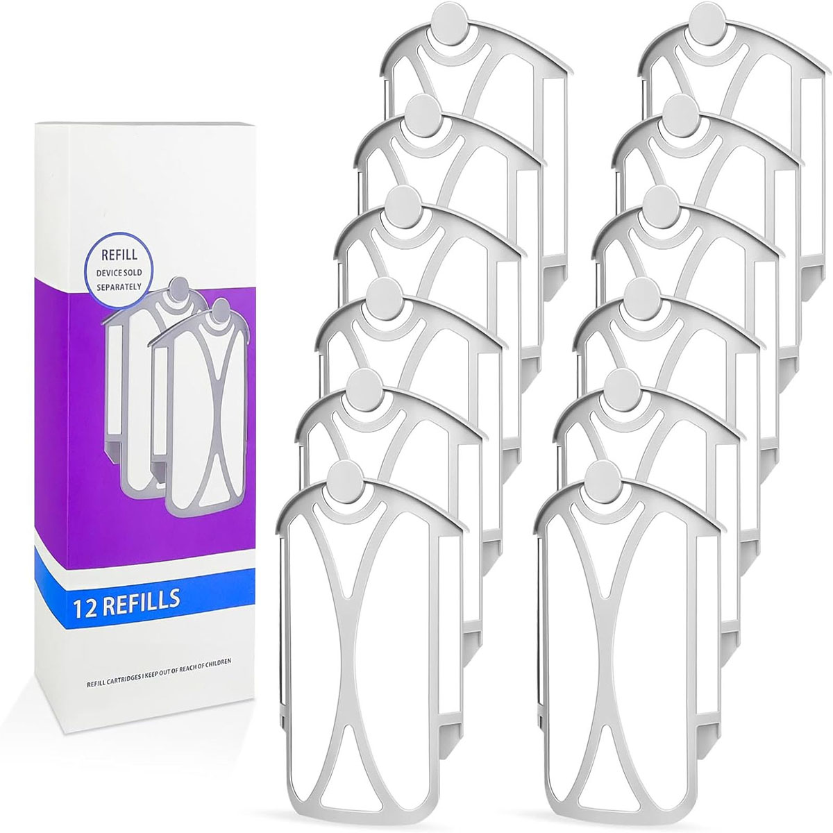 4/8/12Pack Refill Cartridge Kit Compatible With M364 Refill Replacement Compatible With ZEVO M364,Replacement 100% Fit: light yellow