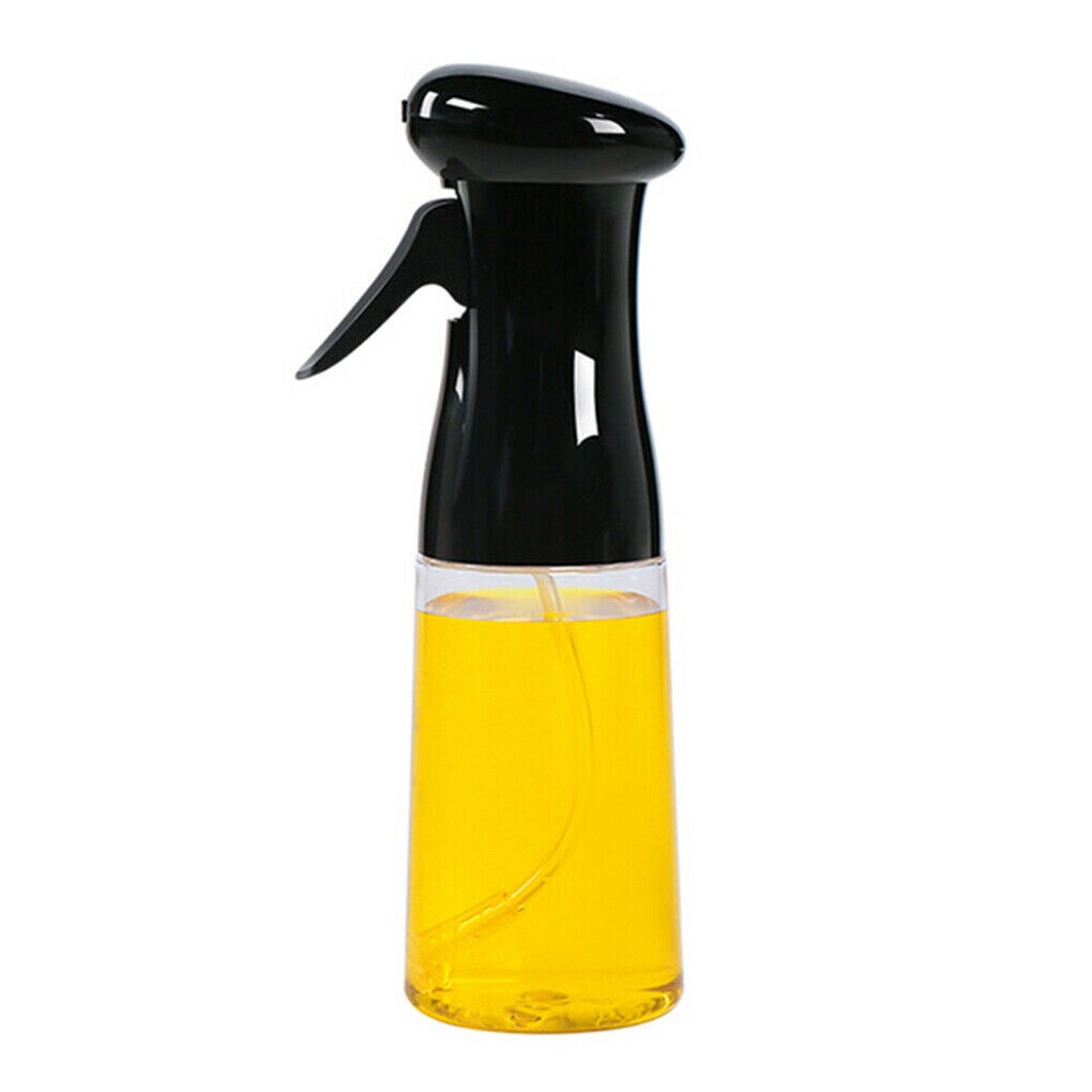 Oil Spray Bottle Cooking Baking Vinegar Mist Sprayer Barbecue Spray Bottle for Home Kitchen Cooking BBQ Grilling Roasting: Black