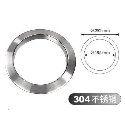 Square Rectangle Round Stainless Steel Countertop Desktop Benchtop Waste Trash Chute Grommet Brushed Polished