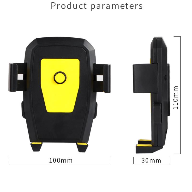 Motorcycle Bicycle Phone Holder Stand Auto Lock Moto Mobile Phone Holder Motor Bike Handlebar Clip Stand GPS Mount Bracket