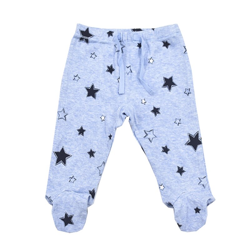 1PCS/Lot Spring Autumn Footed Baby Pants 100% Cotton Boys Clothes Unisex Casual Bottom PP Pants Newborn Baby Clothing