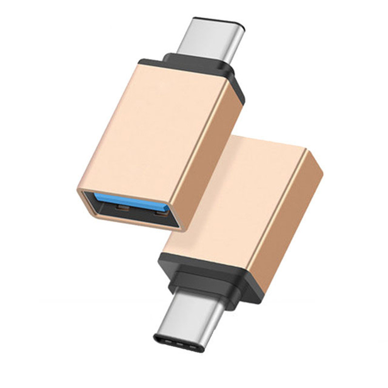 Adaptador de Cable USB tipo C OTG para Huawei, Xiaomi 5, 4C, Macbook Nexus 6p, convertidor de USB-C OTG para todos los teléfonos tipo C