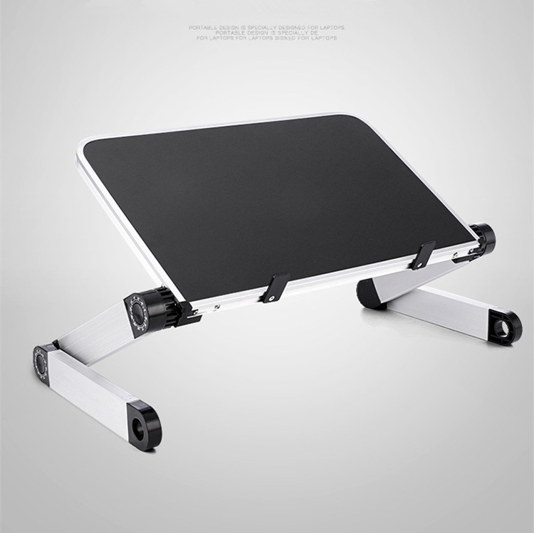 Mini Laptop standı Lap masası yatak kanepe katlanır ayarlanabilir çok fonksiyonlu ergonomik yüksekliği 360 derece açı