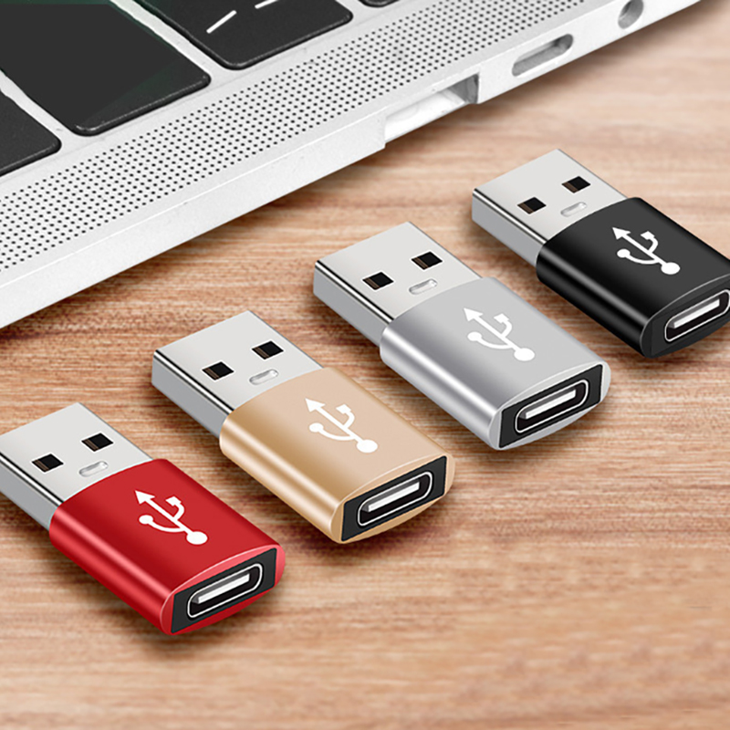 USB 3.0 to USB C 3.1 Adapter Mini Hi-Speed USB Type C Female to USB Type A Male Fast Charging Data Sync OTG Adapter Converter