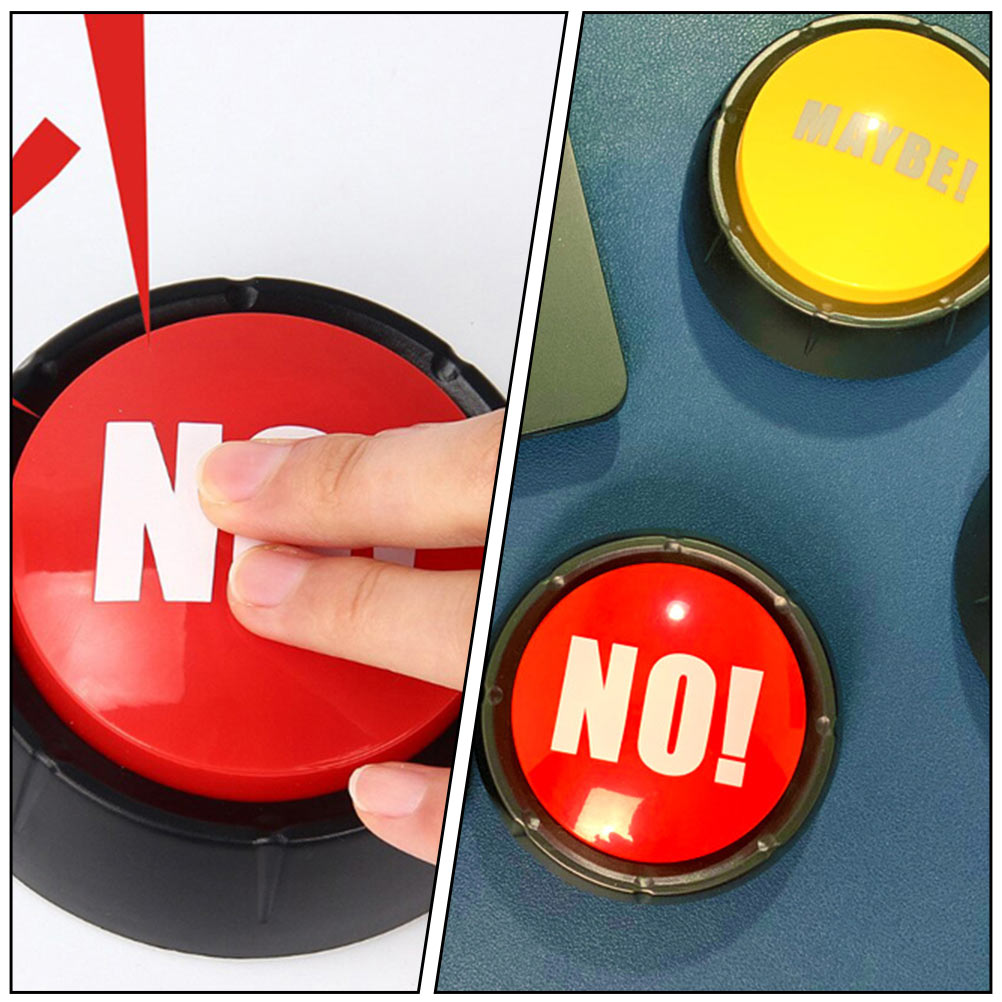 2PCS Gag Sound Button Prank Event Party Tool Answer Buzzer for Kids Children