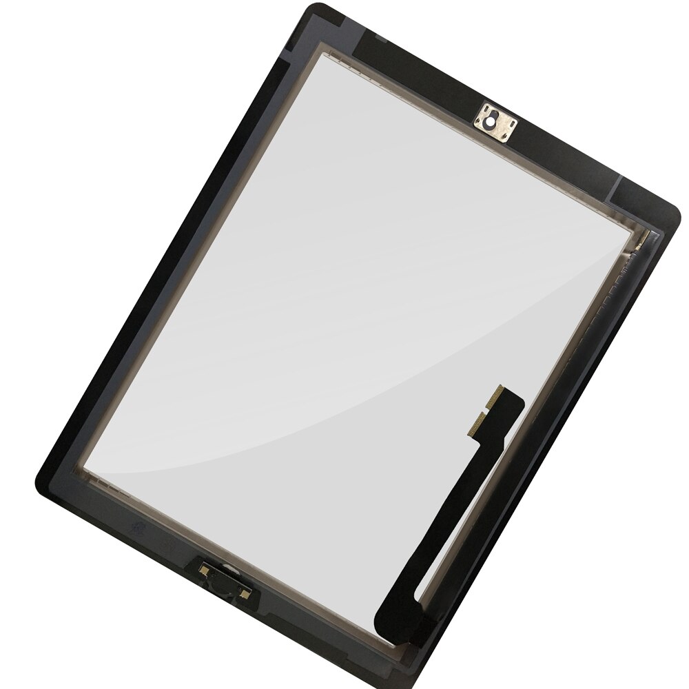 Para iPad 3 A1430 A1416 A1403 pantalla táctil LCD Digitalizador de pantalla táctil Pantalla táctil frontal reemplazo del botón clave partes