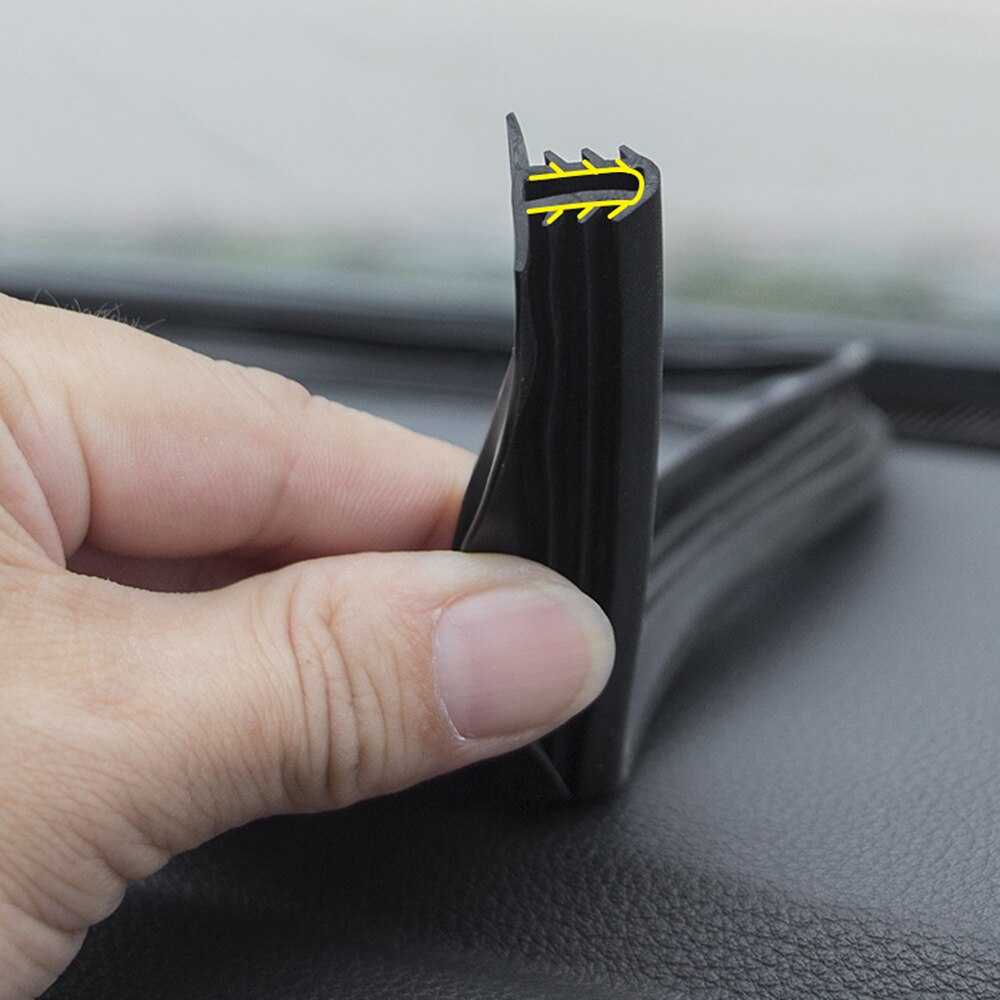 Bil dashboard tætningslister lydforsegling strip klistermærker til chevrolet cruze til fiat 500 til ford focus volvo til nissan qashqai